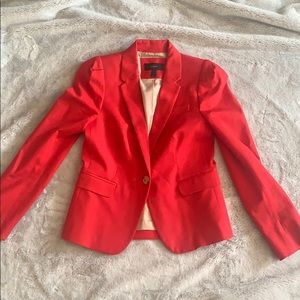 Red j.crew blazer
